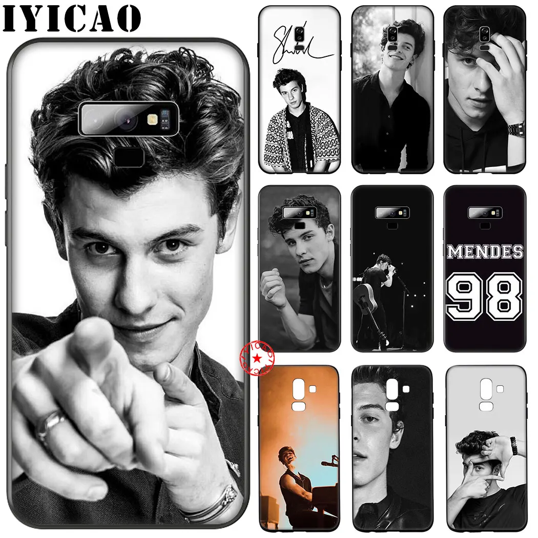 Черный мягкий силиконовый чехол Shawn Mendes 98 для samsung Galaxy A70S A20E A2 J4 J6 Core Plus Prime J7 Duo J8 TPU |
