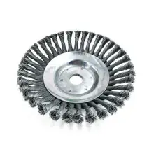 Твердая круговая, из стальной проволоки садовая фреза для стрижки травы газонокосилка головка открытый триммер двора косилка для травы удаление косилка поднос удаление щетки