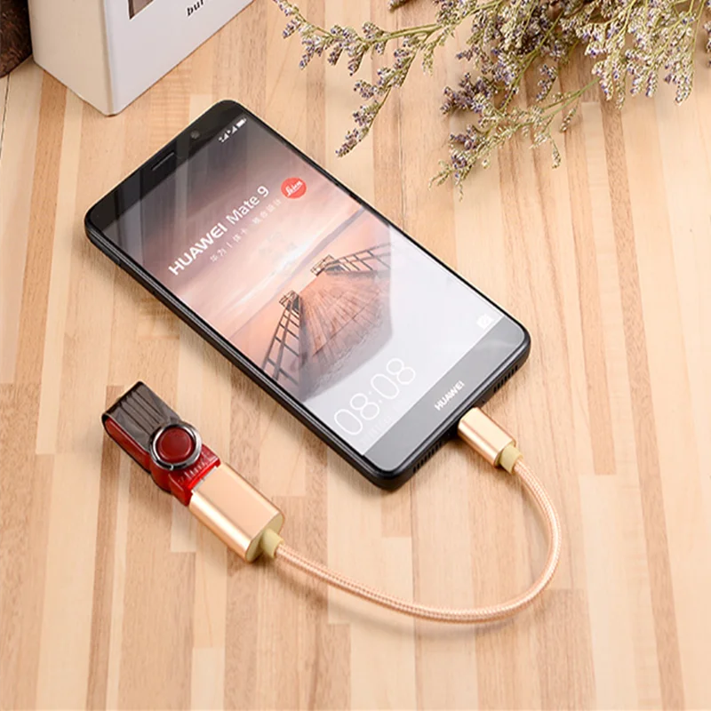 USB C к USB адаптер type C OTG USB кабель C папа к USB 2,0 Женский кабель адаптер для MacBook Pro samsung Hwawei USB-C OTG