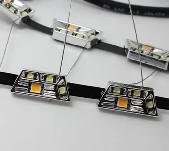 

cheap 2 pieces Flexible drl LED Daytime Running Light Lamp Car Day Light Bar Lights 12V 5W Signal lighting