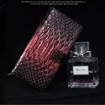 

Crocodile Pattern Leather Phone Bag Case with Card Holder For Iphone X XR XS MAX 7 8 Plus Case Multi-functional Detachable Cover