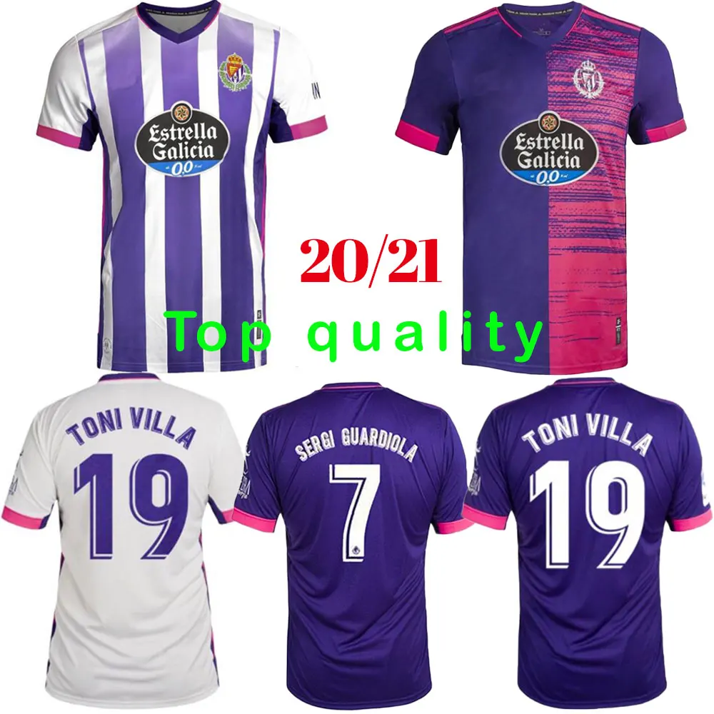 

New Camisetas 2020-21 Real Valladolid Customize Man Jerseys Camisetas Futbol 2020 2021 Blusas Toni Villa Plano Joaquin