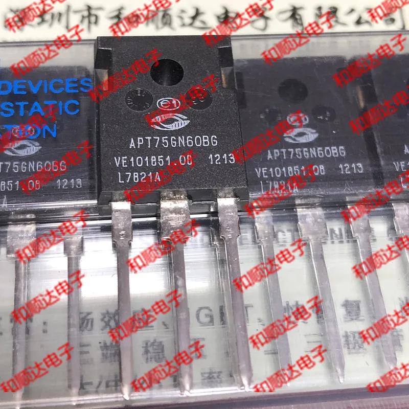 5 шт./лот APT75GN60BG-247 600V 155A