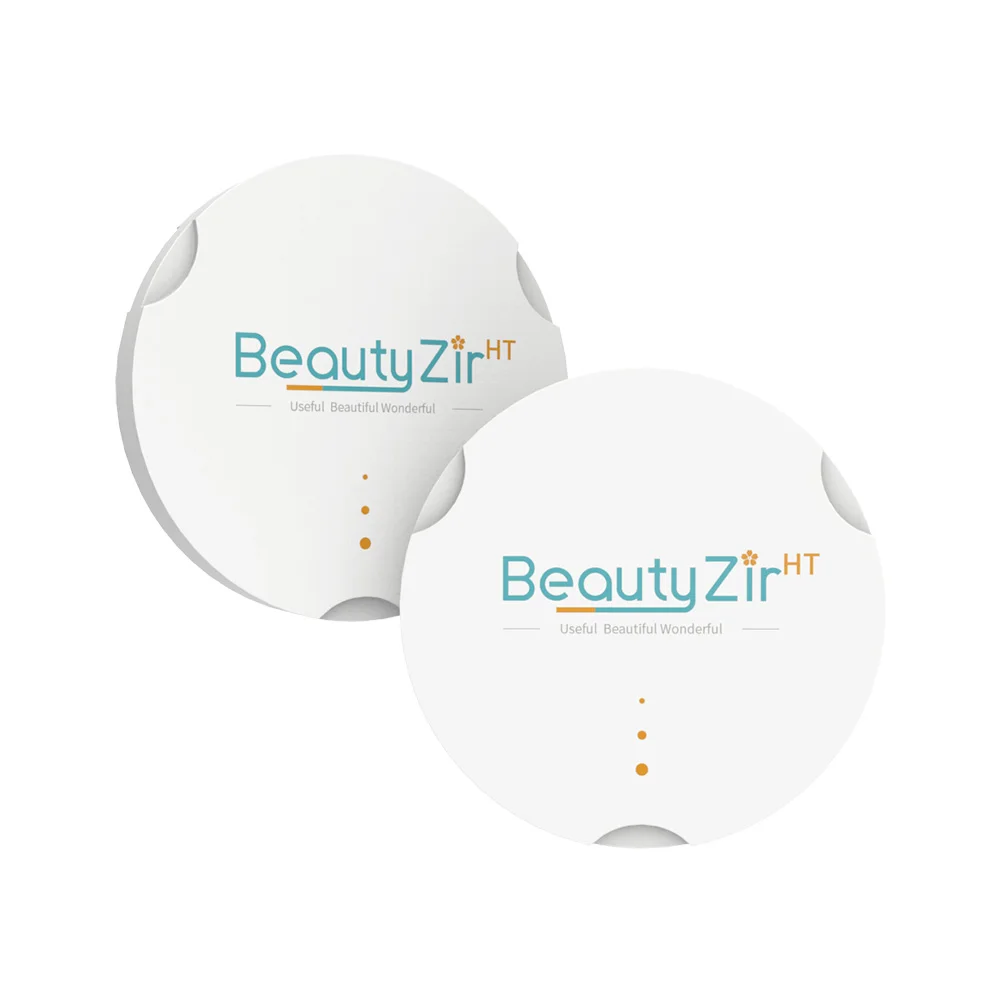 

HT zirconia block 95 thickness 10-25mm HT Block Compatible with Dental Zirkonzahn cad cam milling machine