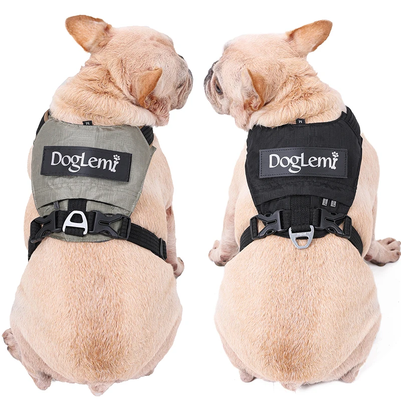 Nylon Pockets Dog Vest Harness Chest For Small Medium Large Dogs