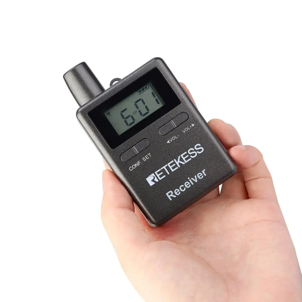 Беспроводной ресивер Retekess TT105 10 шт. 2 4 ГГц для профессиональной системы гида два