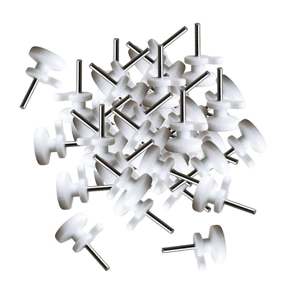 50pcs Wall Mounted Hooks Non-Trace Nail for Concrete Cinder Block Hardwood