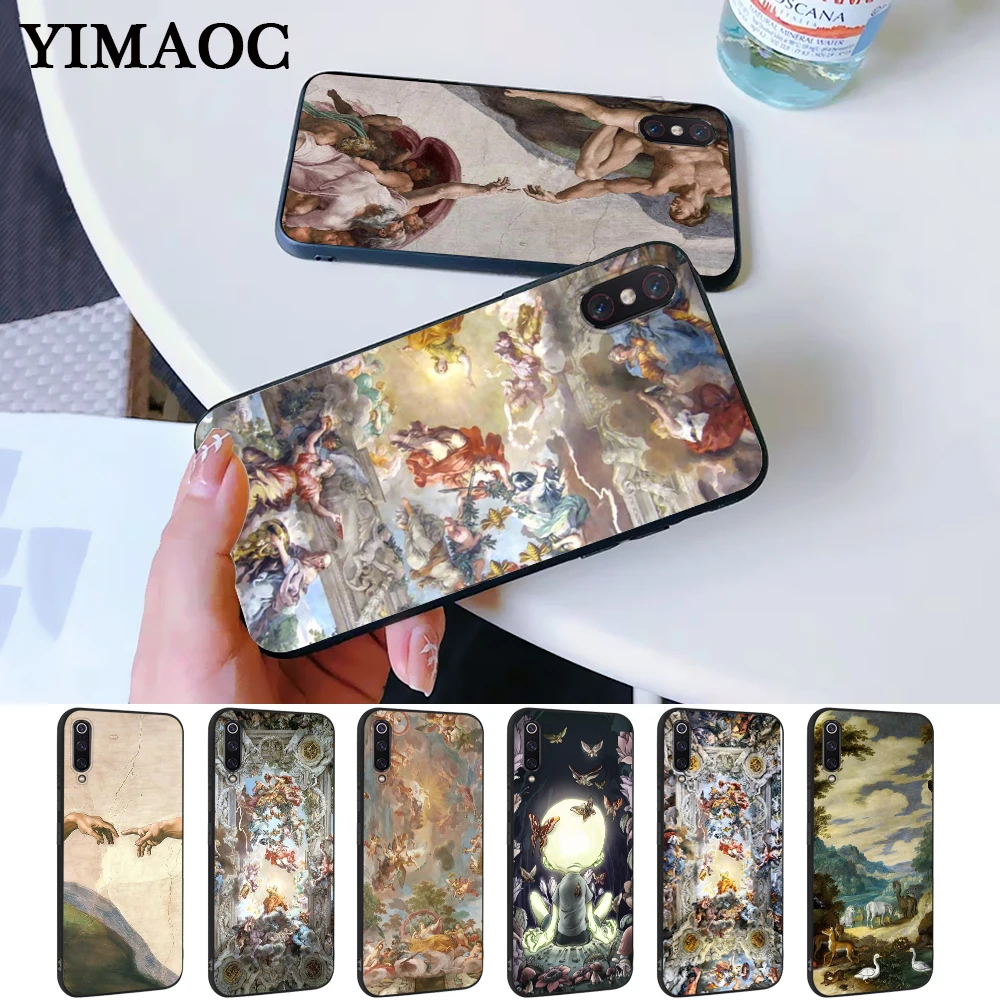 Дворец Версаль создание Адама силиконовый чехол для Xiaomi 6 8 9 SE A1 A2 A3 Lite F1 Mix 2S MAX 3 9T Pro