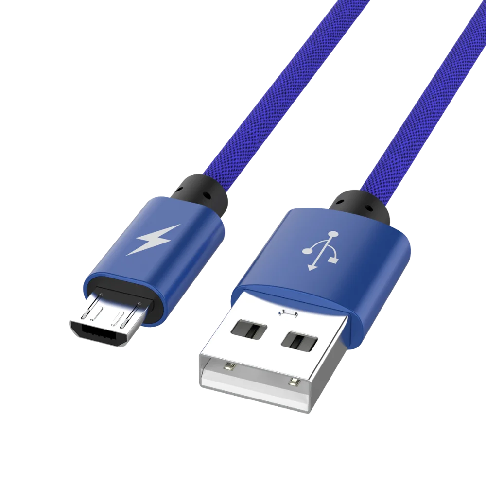 2.1A 0.3m USB Type C/Micro USB Cable USB-C Mobile Phone Fast Charging Cable For Samsung Galaxy S10 S9 Huawei P20 P30Pro USB Cord - Цвет: Blue Micro USB