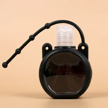 

New Liquid Soap Container 30ml Portable Empty Bottle Hand Sanitizer Bottle With Detachable Silicone Protective Case