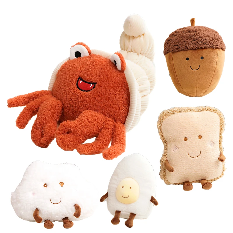 1pcかわいい家族ヤドカリぬいぐるみ玩具ぬいぐるみクラウド枕シーフード栗半熟卵トーストパン食品ぬいぐるみ食品のおもちゃ Stuffed Plush Animals Aliexpress 1pcかわいい家族ヤドカリぬいぐるみ玩具ぬいぐるみクラウド枕シーフード栗半熟卵トーストパン食品ぬいぐるみ食品のおもちゃ Stuffed Plush Animals Aliexpress