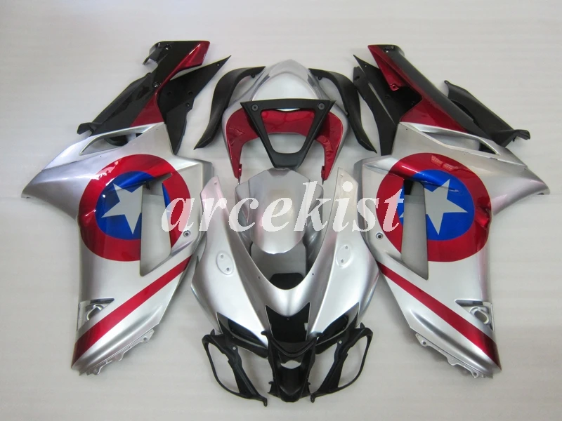 4 подарки ABS мотоцикл Полный обтекатели комплект подходит для Kawasaki Ninja ZX-6R 2007 2008 07 08 ZX6R 636 набор на заказ