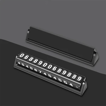 

Temporary Car Parking Card with Aromatherapy Telephone Number Card Night Light Car Styling Phone Number Card Hidden Number Plate
