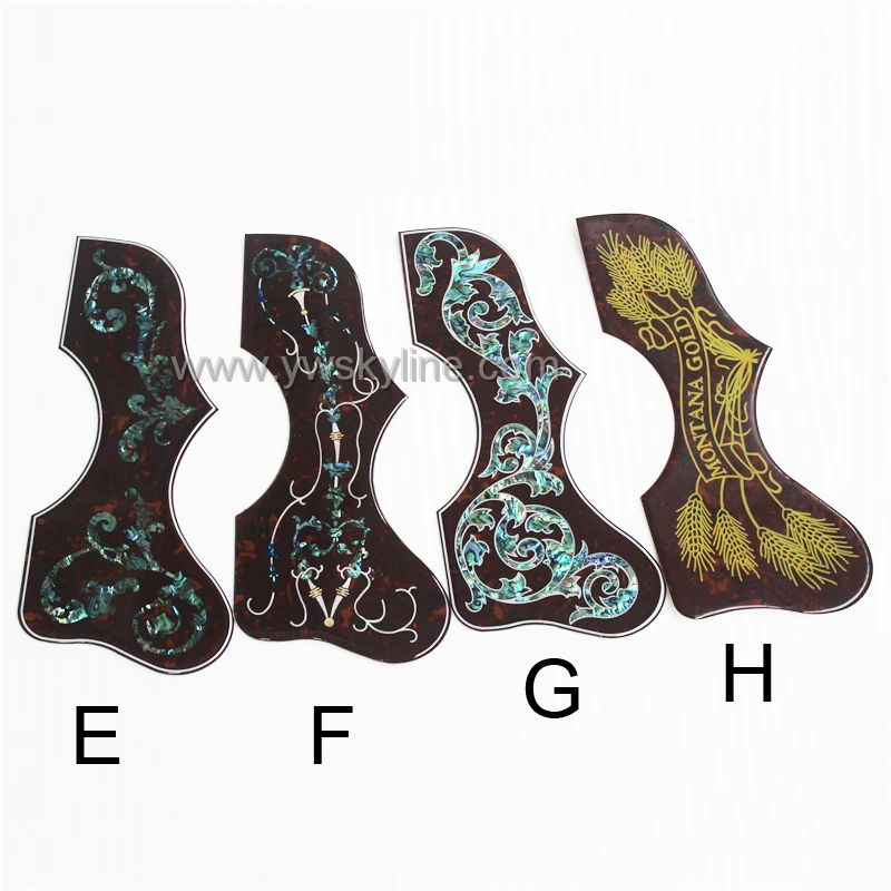 J200 guitar pickguard, pick guards для J200 guitar, 2 мм толщина целлюлоидных инкрустаций pick-guard, Golpeador para guitar ra acustica