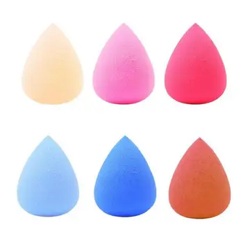

6Pcs Waterdrop Makeup Blender Beauty Sponges Foundation Blending Sponge for Liquid Creams Powders - Random Color