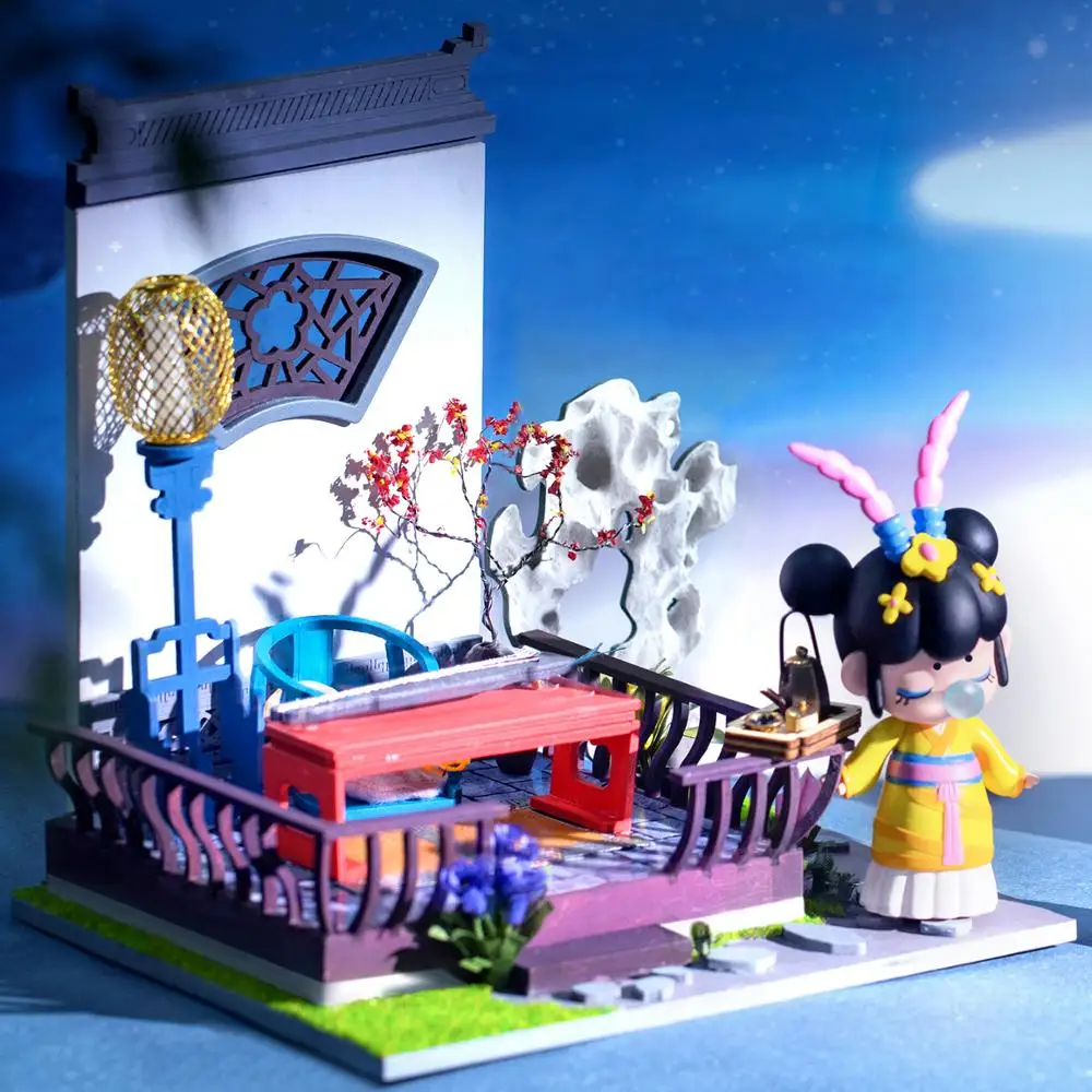 Robotime поделки Кукольный дом для Nanci игрушечных пластиковых экшн фигурок 3D