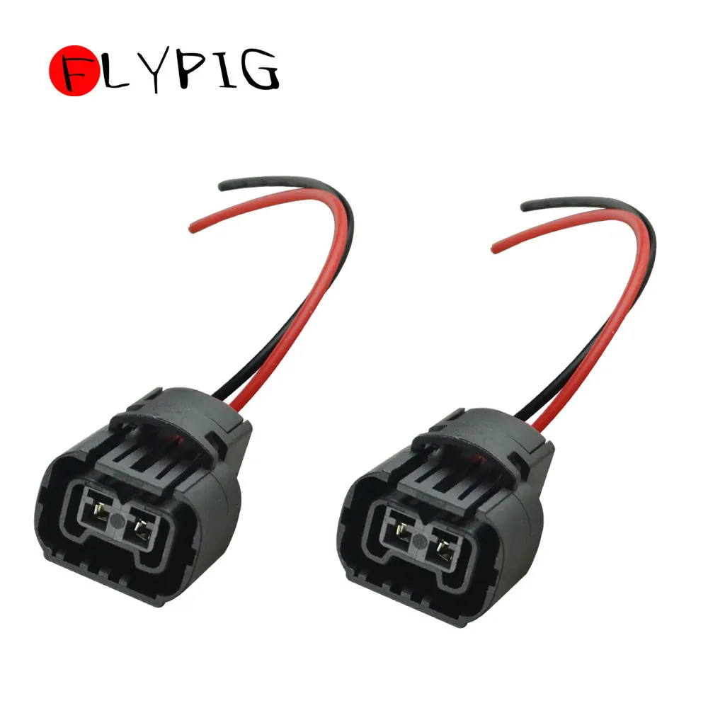 FLYPIG 2 шт. производительность пластиковая проводка провода жгут для 5202 H16 2504 PS24W лампы Женский Разъем света