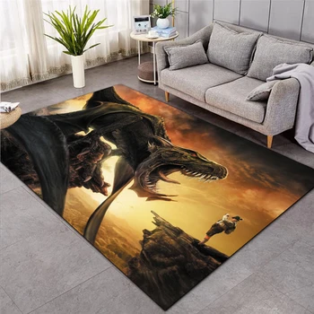

Nordic 3D Dinosaur Carpet Kids Living Room Sofa Bedroom Kids Play Mat Cartoon Parlor Large Carpets Hallway Door Mat 01