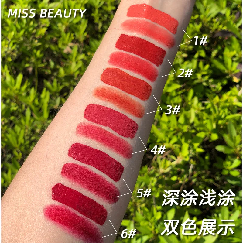 

Velvet Matte Liquid Lipstick Moisturizer Lip Glaze Niche Lipstick Plum Color Makeup Matte Hydrating Lip Gloss Glitter Gloss Base