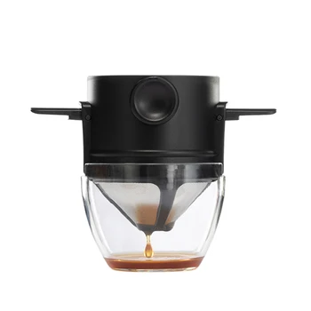 

Collapsible Dripper Cone For Travel Camping Mini Paperless Stainless Steel Kitchen Single Serve Home Office Coffee Filter