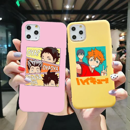 Kenma Kozume Haikyuu чехол для телефона iPhone 11 12 Pro XS MAX XR X 7 8 6Plus SE 2020 карамельные Мягкие