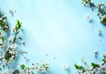 

SHENGYONGBAO Art Fabric Custom Photography Prop Floral and Wood Planks theme Photo Studio Background CK19924-0528
