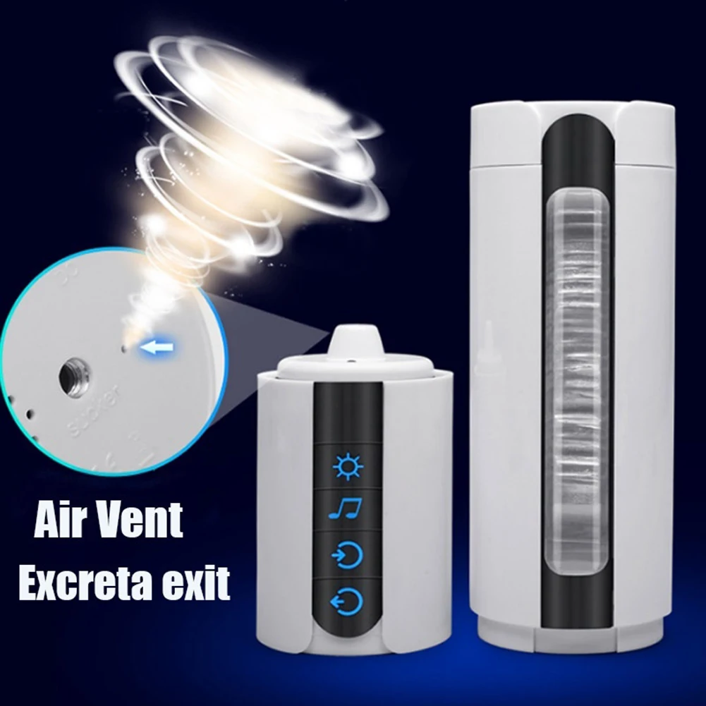Men Masterbation Machine Electric Automatic Smart Voice Heating Vibrating Sucking Shocker Hands Free Blowjob Machine 3