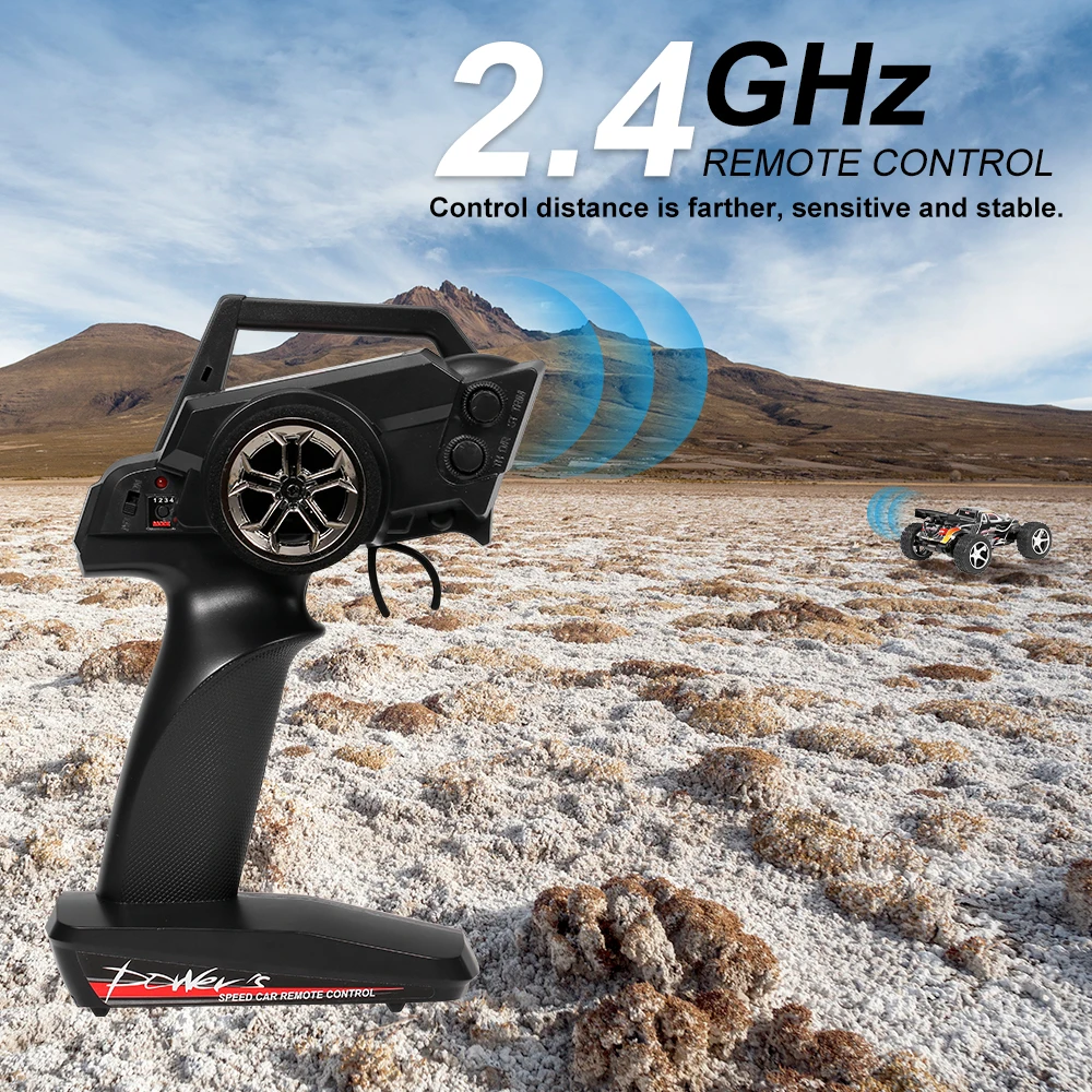 Wltoys 1/43 RC автомобиль 2,4 г Мини RC автомобиль Большой стопы 20 км/ч Высокая Скорость RC багажник Подарочные игрушки для Для детей мальчиков VS Wltoys 12428