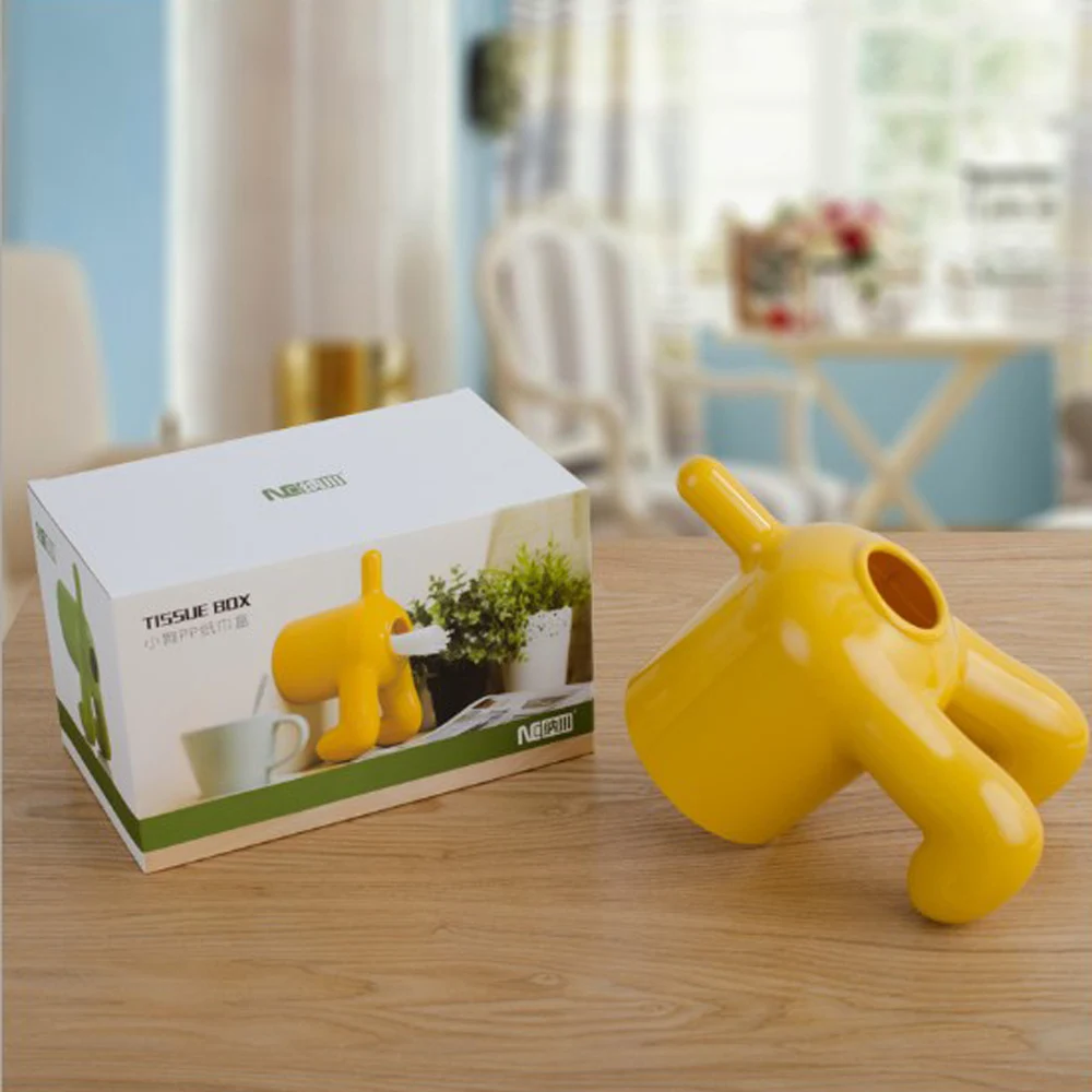 Puppy PP Tissue Box ванная комната туалет без следа непромокаемое полотенце откачки бесплатно пробивая съемные наклейки полотенце для хранения домашних запасов