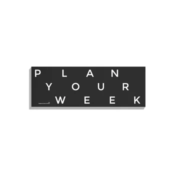 

DESK WEEKLY PLANNER OCTAGON