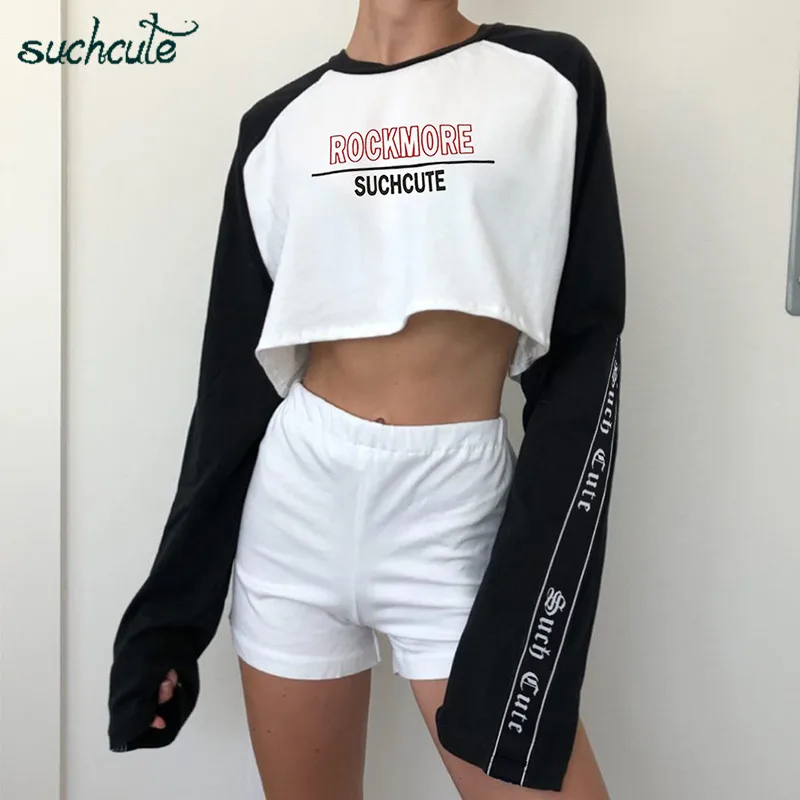 SUCHCUTE свободные женские футболки Longslive белая рубашка для женщин уличная одежда с буквенным принтом Longslive корейский стиль Повседневные базовые Топы