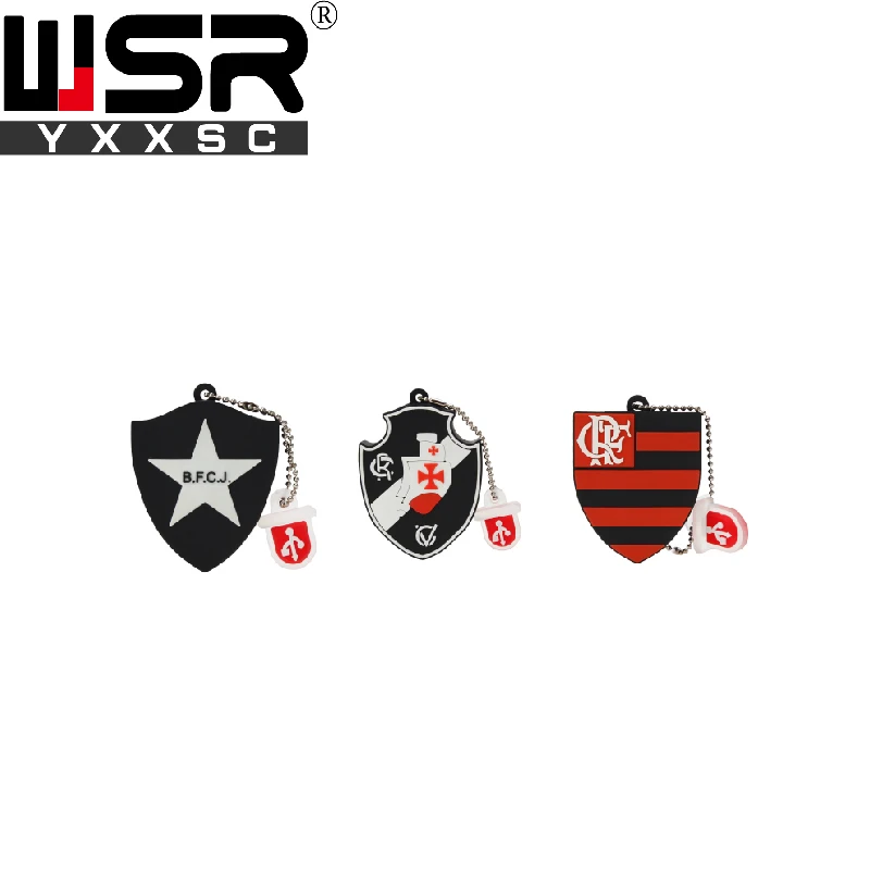 Cartoon football team badge usb2 0 pen drive 32gb 64gb 128gb silicone waterproof usb flash drive 1 Cartoon football team badge usb2 0 pen drive 32gb 64gb 128gb silicone waterproof usb flash drive 4