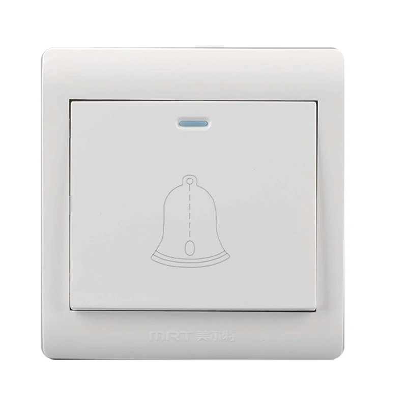 1 шт. домашний пластиковый дверной Звонок переключатель панель звонок настенный