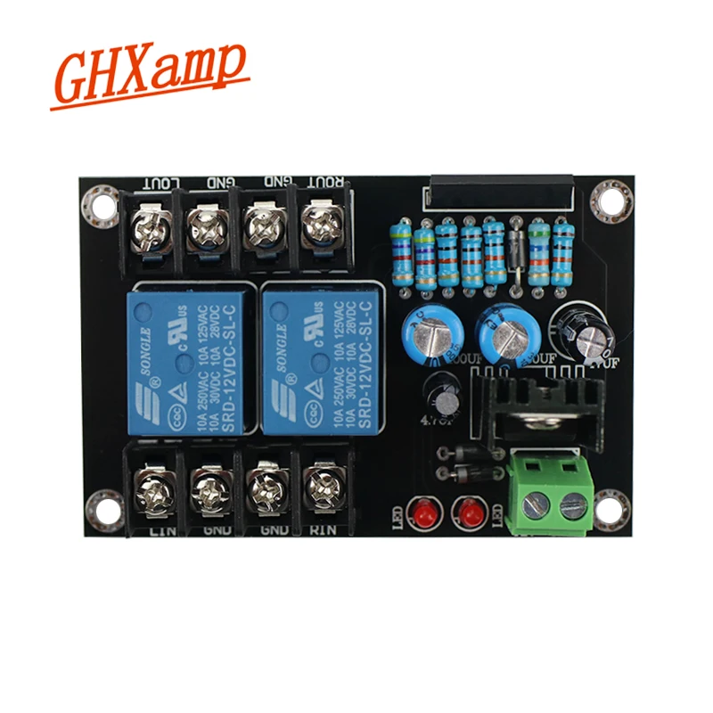 GHXAMP UPC1237 2 0 Защитная плата для динамика Songle Dual Channel 300W * AC/DC 12 18V|Усилители мощности| |