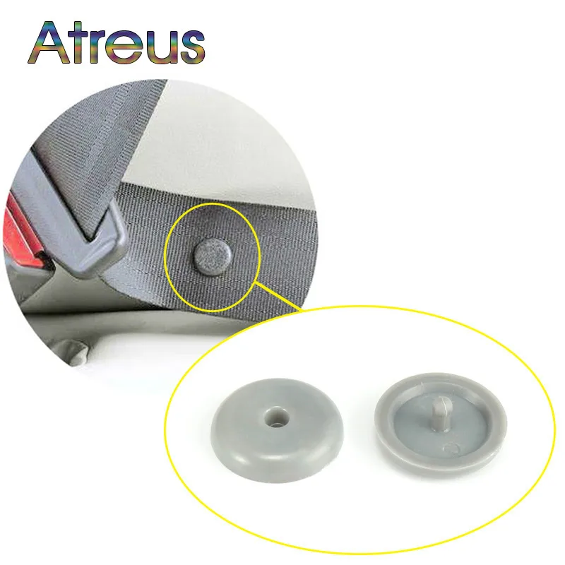 2 комплекта автомобильный фиксатор ремня безопасности кнопка остановки для Toyota