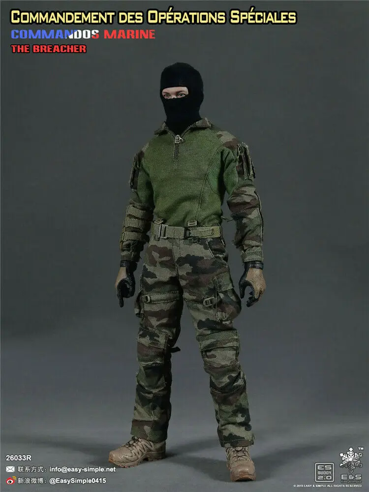 EASY&SIMPLE ES26033r 1/6 Commandos Marine The Breacher Soldier Figure Model
