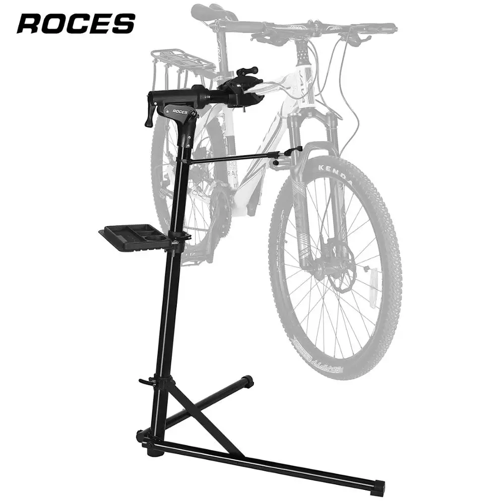 Di Riparazione della bici Del Basamento Casa Portatile Della Bicicletta  Meccanica Workstand per MTB Della Bici Della Strada di Manutenzione di  Riparazione Strumento di Piano In Lega di Alluminio Del Basamento| | -