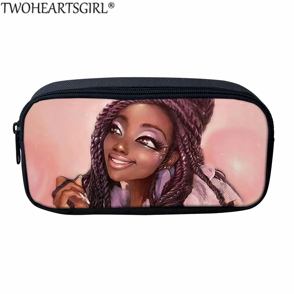 Twoheartsgirl меланин в африканском стиле с принтом для девочек, школьная сумка для девочек Для женщин ноутбук рюкзак 3 шт./компл. младшего школьника Rrucksack - Цвет: LH1250K