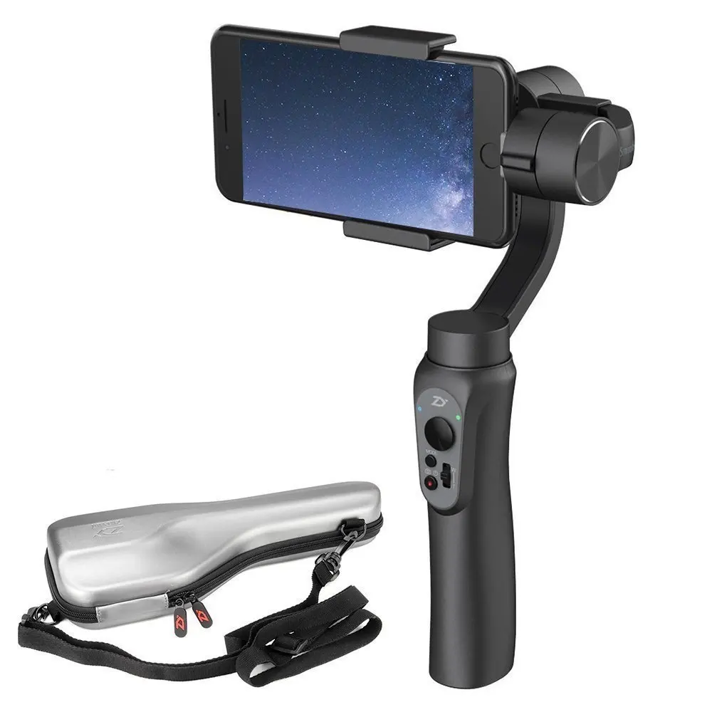 

Zhiyun Smooth q 3-Axis Handheld Gimbal Stabilizer And Wireless remote for Smartphone iPhone,Samsung,Huawei,Gopro Hero 6/5 / 4
