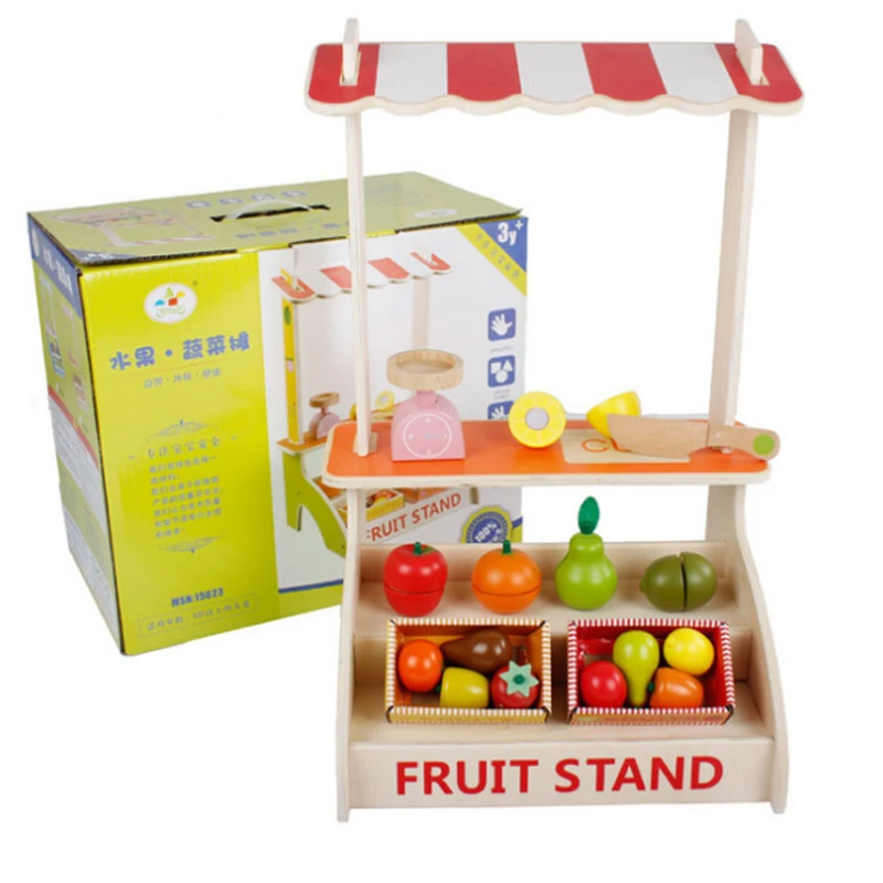 pretend play food stand