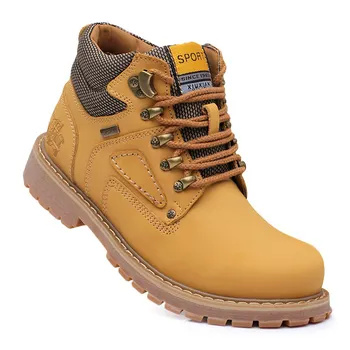 

Men's Boots Safety Work Shoes Sneakers Protection Footwear Slip-on Autumn Winter Snow Shoes Leisure High Quality Zapatos Hombre