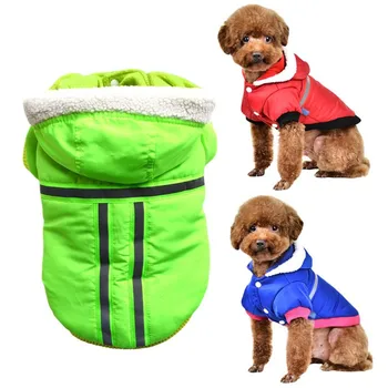 

Warm Dog Coat-Thick Padded Comfortable Winter Dog Jacket, Reflective Safety Dog Vest