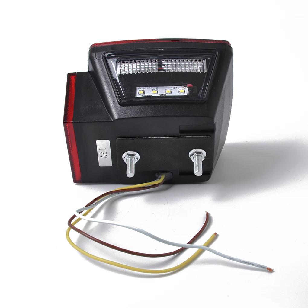 12V светодиодный погружной задний фонарь прицепа тормоза и номерного знака комплект Замена для трейлер внедорожник полуприцеп