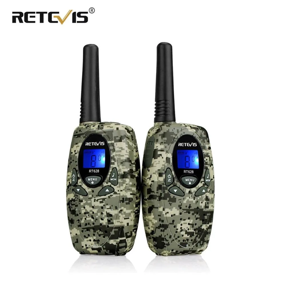 Günstige Retevis RT628 Spielzeug Walkie Talkie 2 stücke Mini Kinder Radio 0,5 W PMR PMR446 FRS GMRS 8 22CH VOX kinder 2 Way Radio Transceiver Geschenk