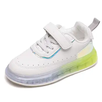 

Kids Toddler Shoes Led Glowing Sneakers With Light Children Running Shoes Hook Loop Fashion Luminous Sport Shoes For Girls Boys