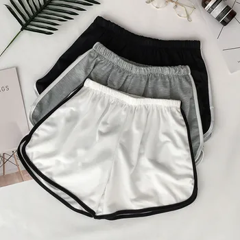 

Sports Shorts European and American Style Female Mid Waist Fitness Running Shorts Women Slim Sportswear 1.9