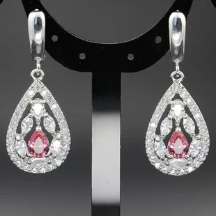 Europe And America 3A Zircon Set Super Shiny Luxury Bride Banquet Accessories Jewelry Set Factory Price Direct Selling