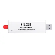 Подлинная 0,1 МГц-1,7 ГГц TCXO RTL SDR приемник R820t2 USB RTL-SDR ключ с 0.5ppm TCXO SMA MJZSEE A300U тестер-серебро