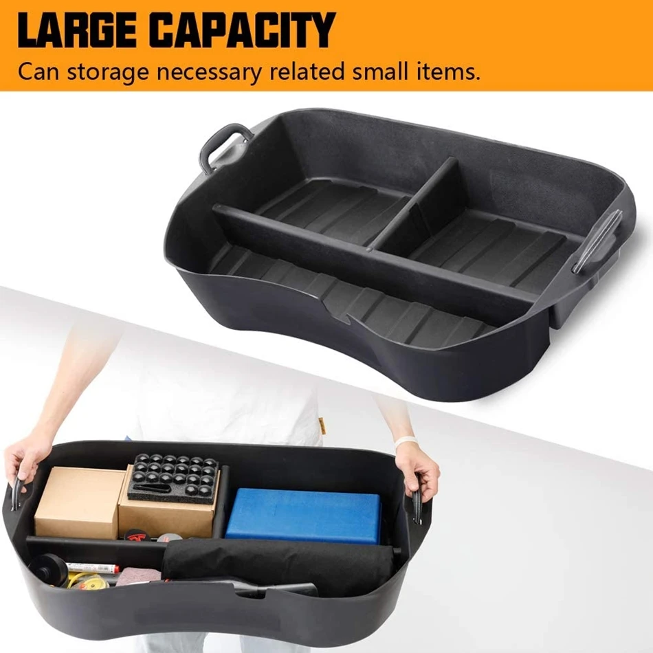 For Tesla Model 3 Highland 2024 Front Trunk Storage Box Frunk Organizer  Tray Mat Portable ABS Space New Model3 Car Accessories - AliExpress