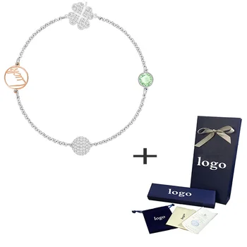 

SWA High Quality Remix Series Clover Bracelet Elegant Simple Ladies Gives Girlfriend Jewelry Anniversary Gift
